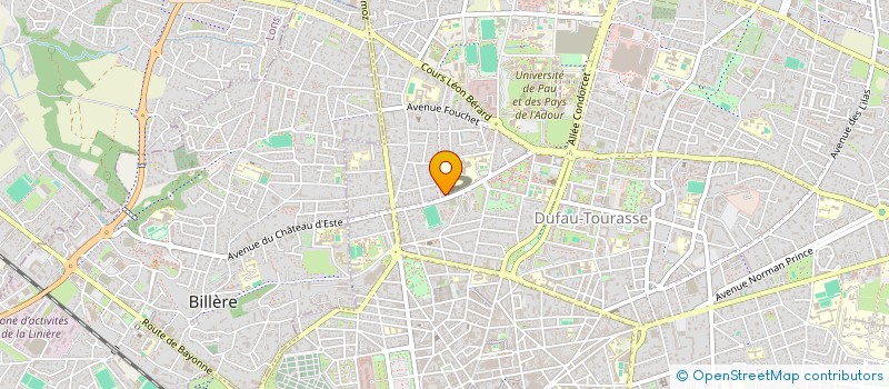 localisation de l'entreprise INDIGO à PAU