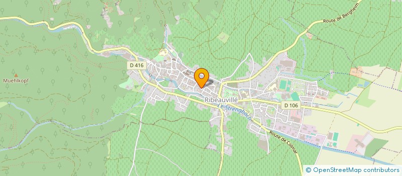 localisation de l'entreprise INDIGO  RIBEAUVILLE