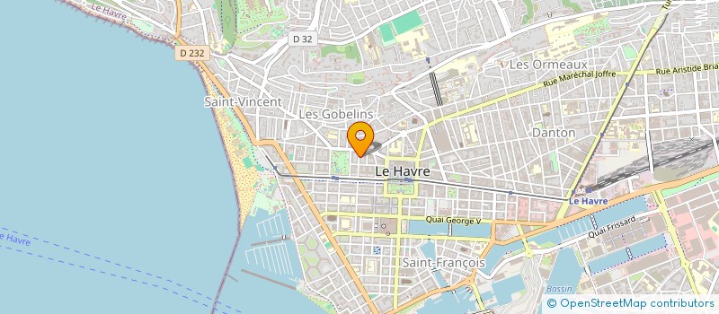 localisation de l'entreprise INDIGO  LE HAVRE