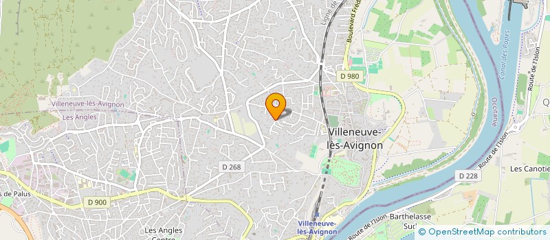 localisation de l'entreprise INDIGO  VILLENEUVE-LES-AVIGNON