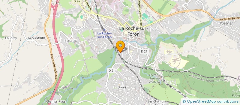 localisation de l'entreprise INDIGO  LA ROCHE-SUR-FORON