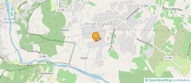 localisation de l'entreprise INDIGO  BOISSET-ET-GAUJAC