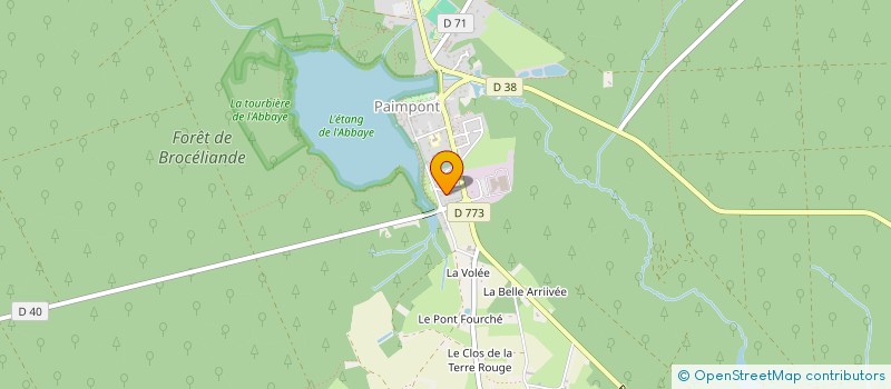 localisation de l'entreprise INDIGO  PAIMPONT