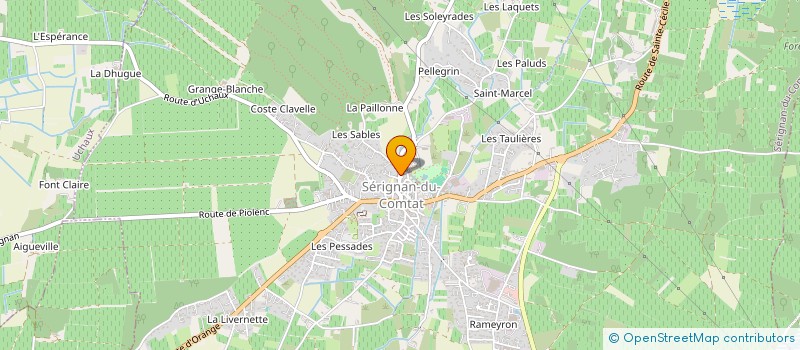 localisation de l'entreprise INDIGO  SERIGNAN-DU-COMTAT