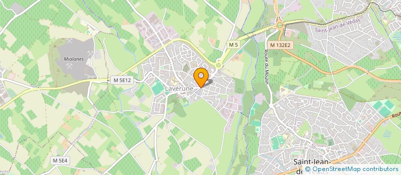 localisation de l'entreprise INDIGO  LAVERUNE