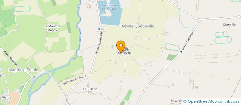 localisation de l'entreprise INDIGO à BELLE VIE EN AUGE