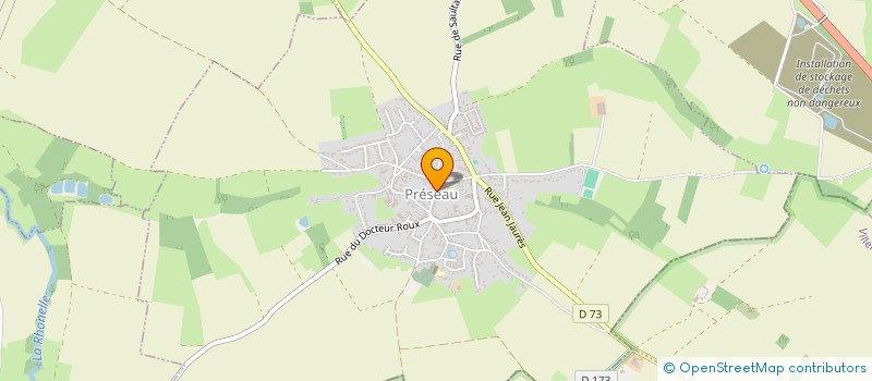 localisation de l'entreprise INDIGO  PRESEAU