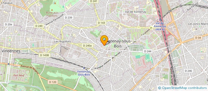 localisation de l'entreprise INDIGO AVOCAT à FONTENAY-SOUS-BOIS