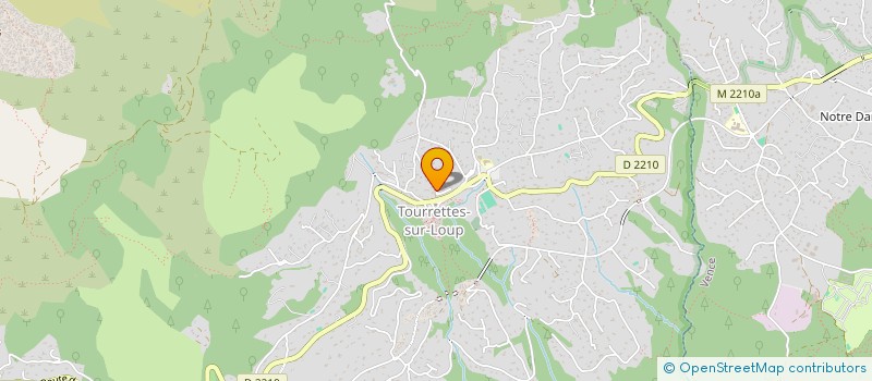localisation de l'entreprise INDIGO BUILD à TOURRETTES-SUR-LOUP