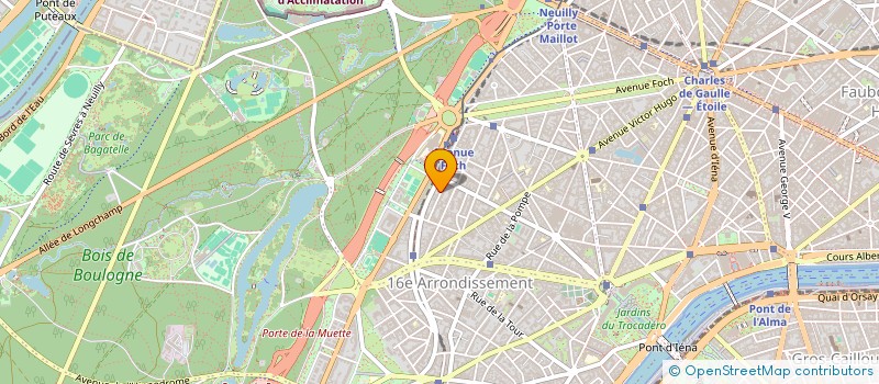 localisation de l'entreprise INDIGO INVESTISSEMENT SARCELLES à PARIS