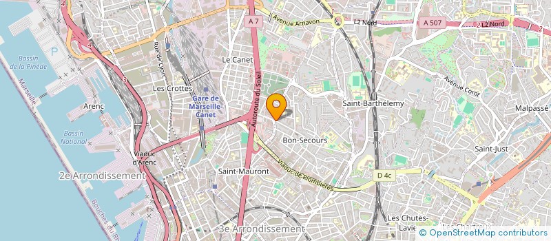 localisation de l'entreprise INDIGO PROTHESE à MARSEILLE