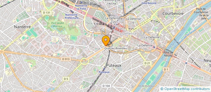 localisation de l'entreprise INDIGO STATIONNEMENT 32  PUTEAUX