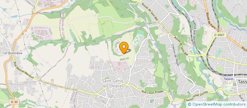 localisation de l'entreprise INDIGO STRASBOURG  SAINT-GENIS-LES-OLLIERES