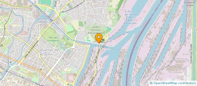 localisation de l'entreprise INDIGOTEC à STRASBOURG
