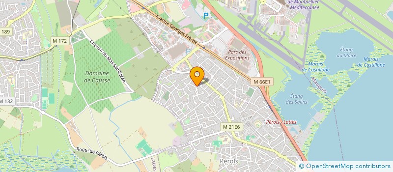 localisation de l'entreprise INDIIVISION ARANDA VIGNE  PEROLS