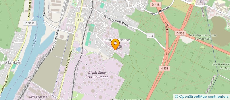 localisation de l'entreprise INDILIS à PETIT-COURONNE
