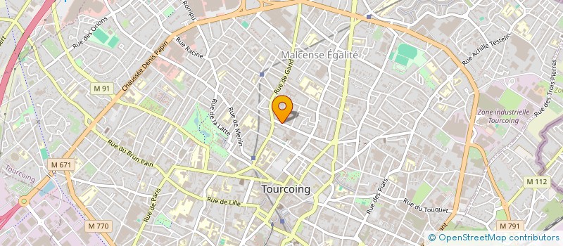 localisation de l'entreprise INDINOV  TOURCOING