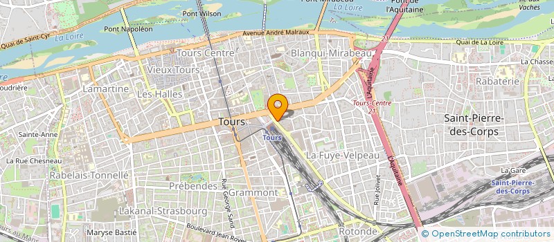 localisation de l'entreprise INDIPE  TOURS