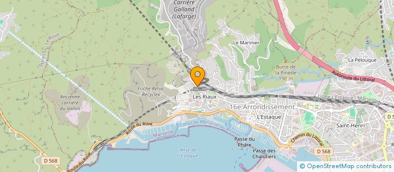 localisation de l'entreprise INDIRA à MARSEILLE