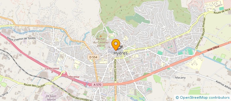 localisation de l'entreprise INDIRA BOUTIQUE  HYERES