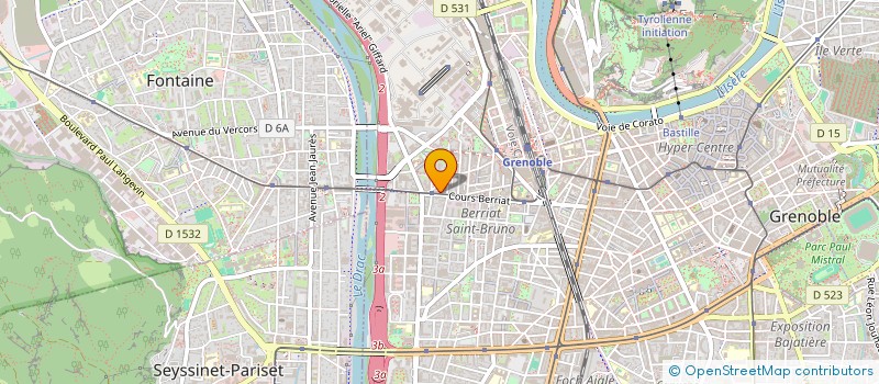 localisation de l'entreprise INDIRA GANDHI  GRENOBLE