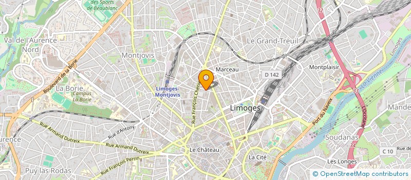 localisation de l'entreprise INDISION MOREAU RENAUX  LIMOGES