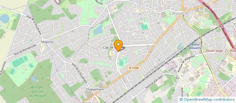 localisation de l'entreprise INDISIVION CASTRO à PESSAC