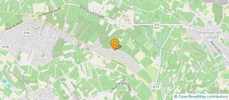 localisation de l'entreprise INDISSOLUBLE  VENASQUE