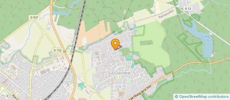 localisation de l'entreprise INDITA  RAMBOUILLET