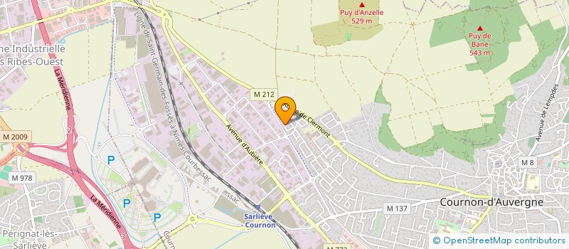 localisation de l'entreprise INDIV ADELL / DEMALANDER  COURNON-D'AUVERGNE