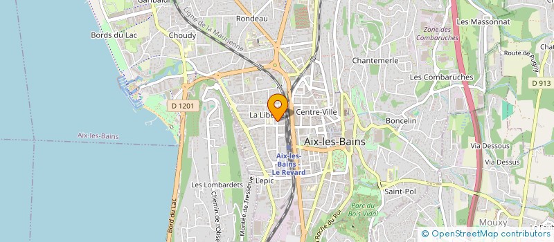 localisation de l'entreprise INDIV AIX  AIX-LES-BAINS