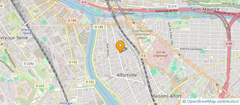 localisation de l'entreprise INDIV AL MARDINI MARION ET WAEL à ALFORTVILLE