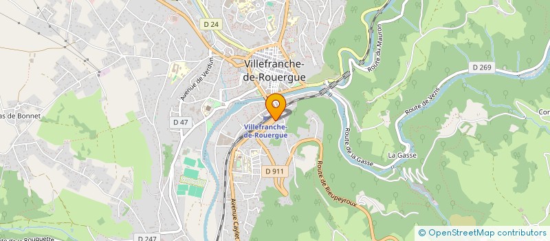 localisation de l'entreprise INDIV BARBANCE  VILLEFRANCHE-DE-ROUERGUE