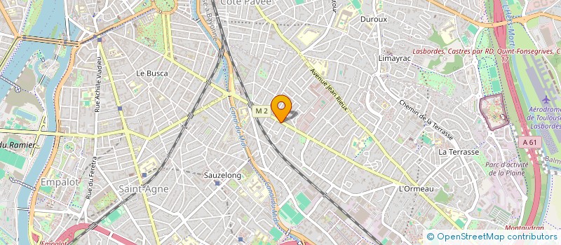 localisation de l'entreprise INDIV BONNANS / KOOB  TOULOUSE