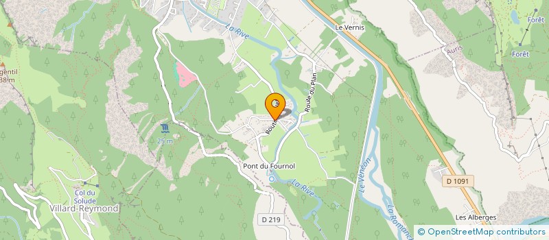 localisation de l'entreprise INDIV BONNARD /  FABRE  LE BOURG-D'OISANS