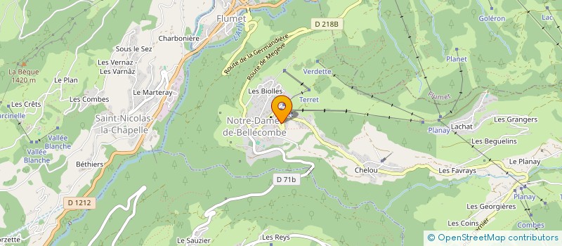 localisation de l'entreprise INDIV BOUCHEX BELLOMIE CELINE BERTRAND  CREST VOLAND