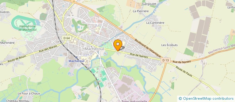 localisation de l'entreprise INDIV BOUE EMILIE ET VINET KEVIN  MACHECOUL-SAINT-MEME