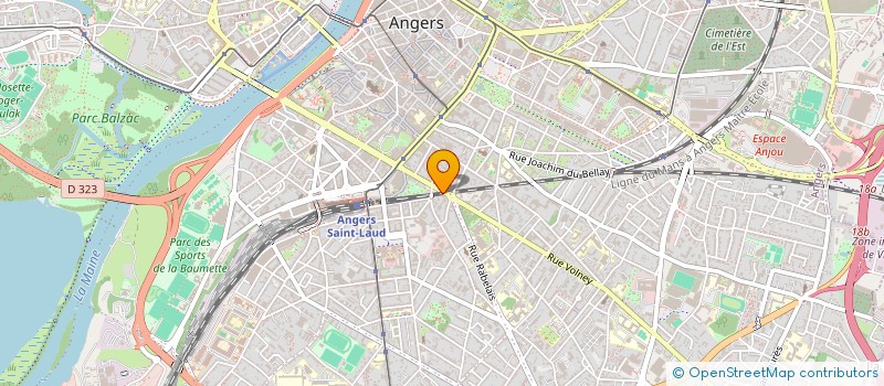 localisation de l'entreprise INDIV BRUAND MARIETTE ET CARRARO QUENTIN à ANGERS