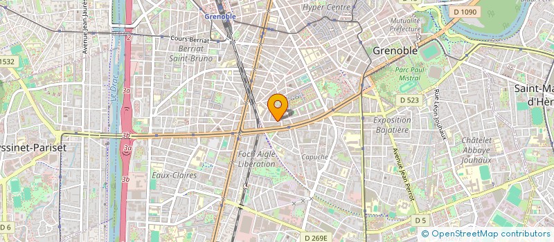 localisation de l'entreprise INDIV BURLET à GRENOBLE
