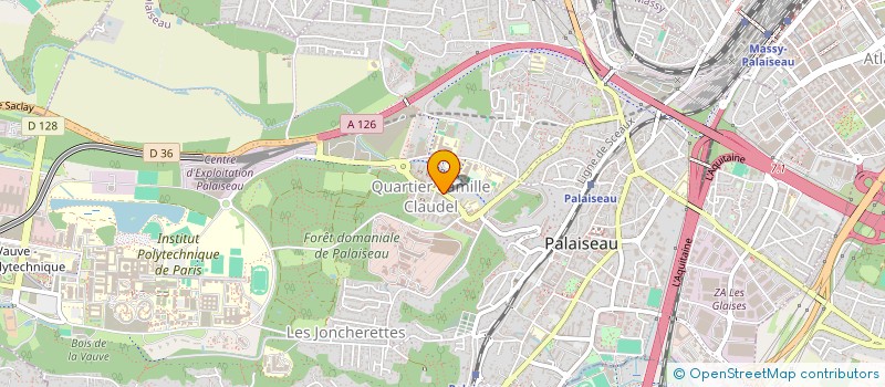 localisation de l'entreprise INDIV CAMPELLO LUCIE ET DE VISME ROMAIN  PALAISEAU