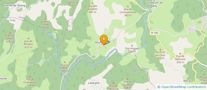 localisation de l'entreprise INDIV CHABRERIE  SARRAN