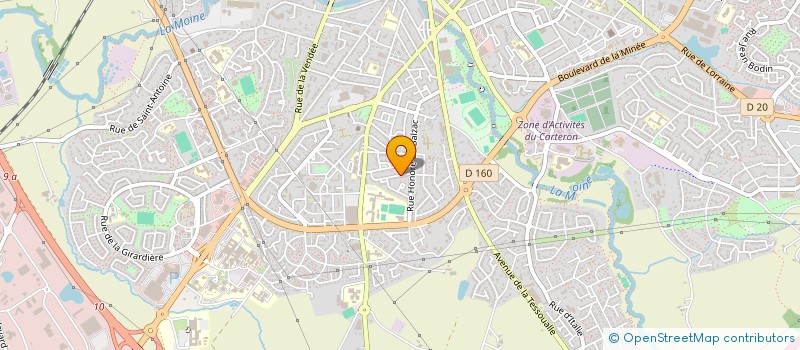 localisation de l'entreprise INDIV CHUPIN  CHOLET