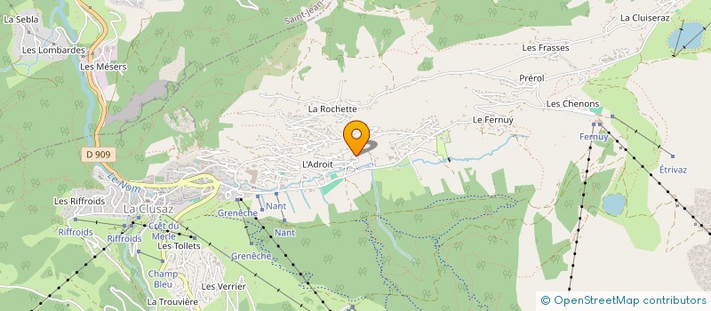 localisation de l'entreprise INDIV CLARKE-READ à LA CLUSAZ