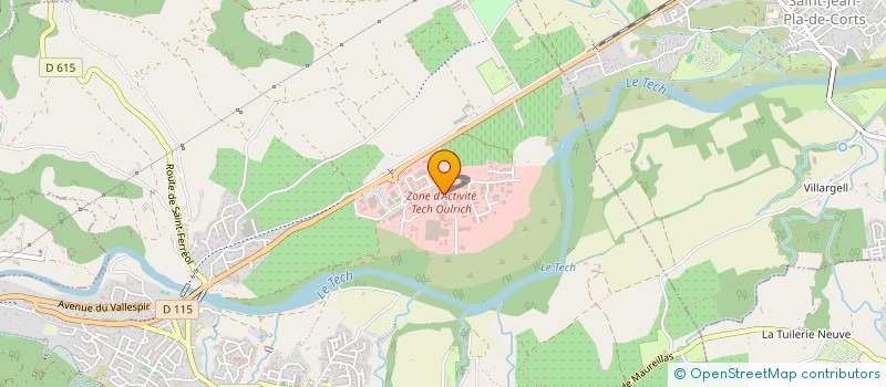 localisation de l'entreprise INDIV COSTE PATRICK & COSTE CHRISTINE  CERET