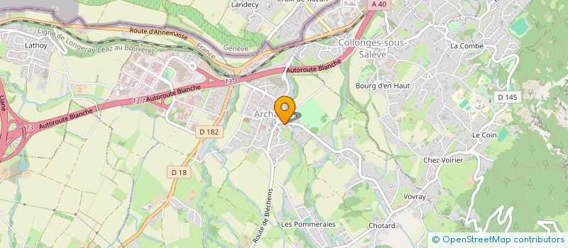 localisation de l'entreprise INDIV DADOUN JONATHAN ET DADOUN JOANNA  ARCHAMPS