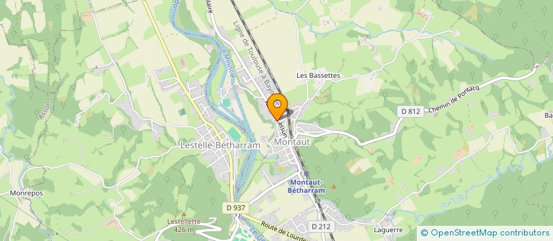 localisation de l'entreprise INDIV DASTUGUES-BERNADAUX à MONTAUT