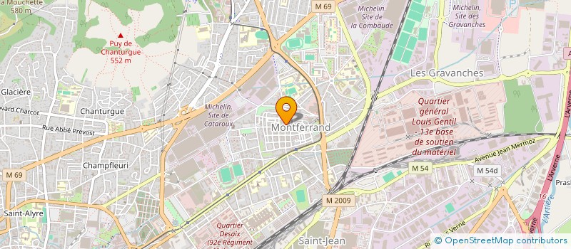 localisation de l'entreprise INDIV DE PARDIEU ALBAN ET LUCILE  CLERMONT-FERRAND