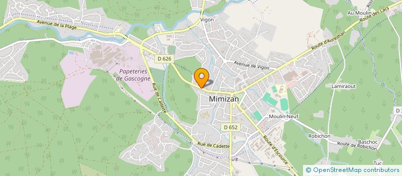 localisation de l'entreprise INDIV DE ROISSART NADIA ET JEREMIE  MIMIZAN