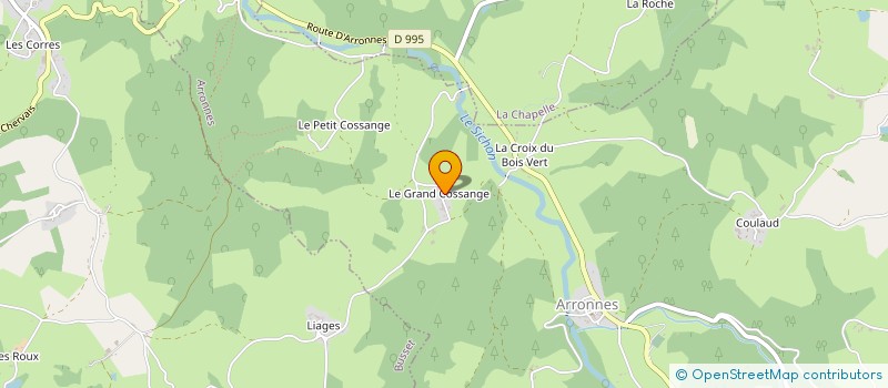 localisation de l'entreprise INDIV DEFAYE à ARRONNES