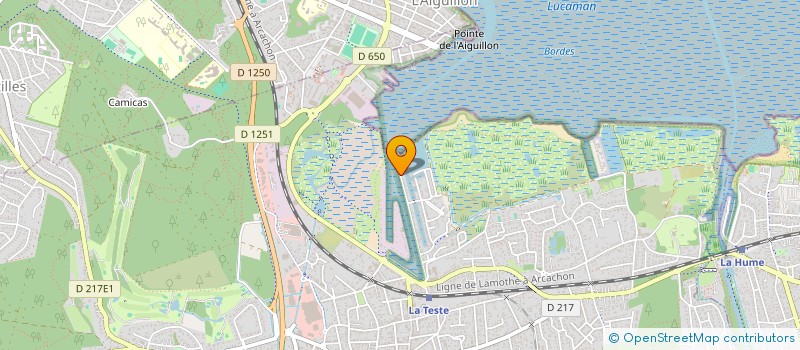 localisation de l'entreprise INDIV DESMIER GUILLAUME ET DUPITOUT LAURE à LA TESTE-DE-BUCH